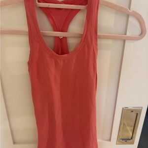 Coral Racerback Tank Top Lululemon size 4
